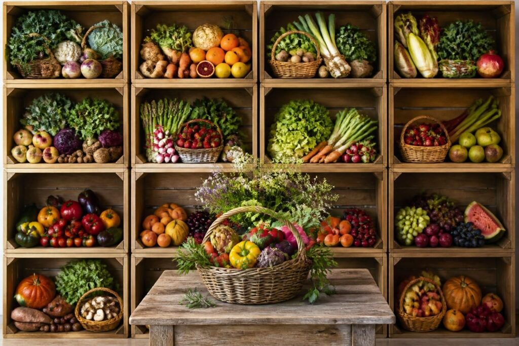 découvrez notre calendrier des fruits et légumes de saison pour manger frais, local et de saison tout au long de l'année. adoptez une alimentation saine et responsable !