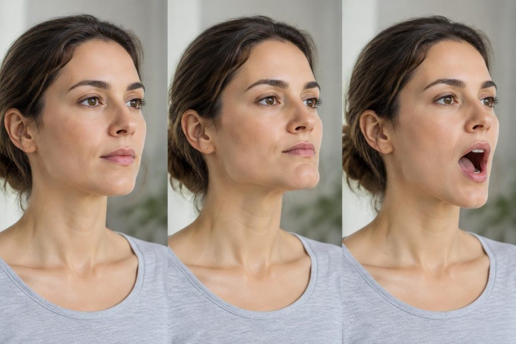 découvrez comment muscler votre mâchoire sans matériel grâce à des exercices simples, expliqués étape par étape, à pratiquer chez vous.
