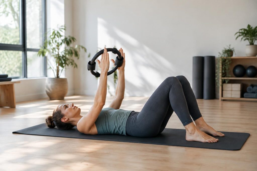 Exercices anneau Pilates pour tonifier en douceur votre corps